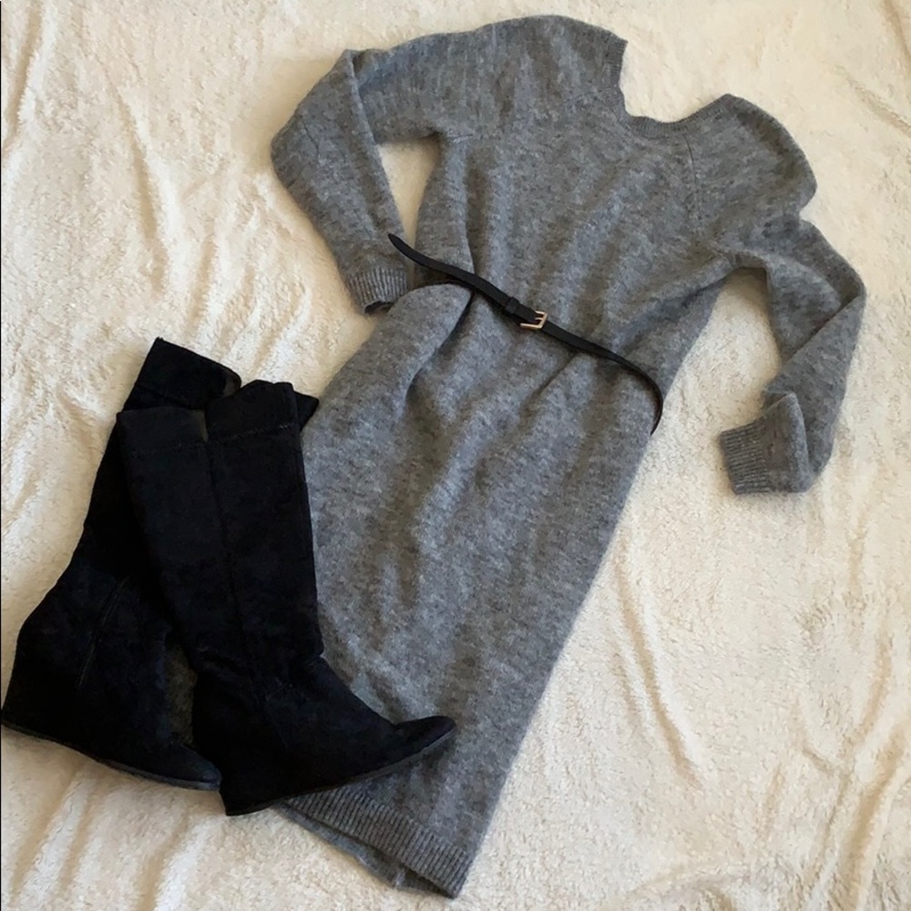 H&M Wool Midi Sweater Dress